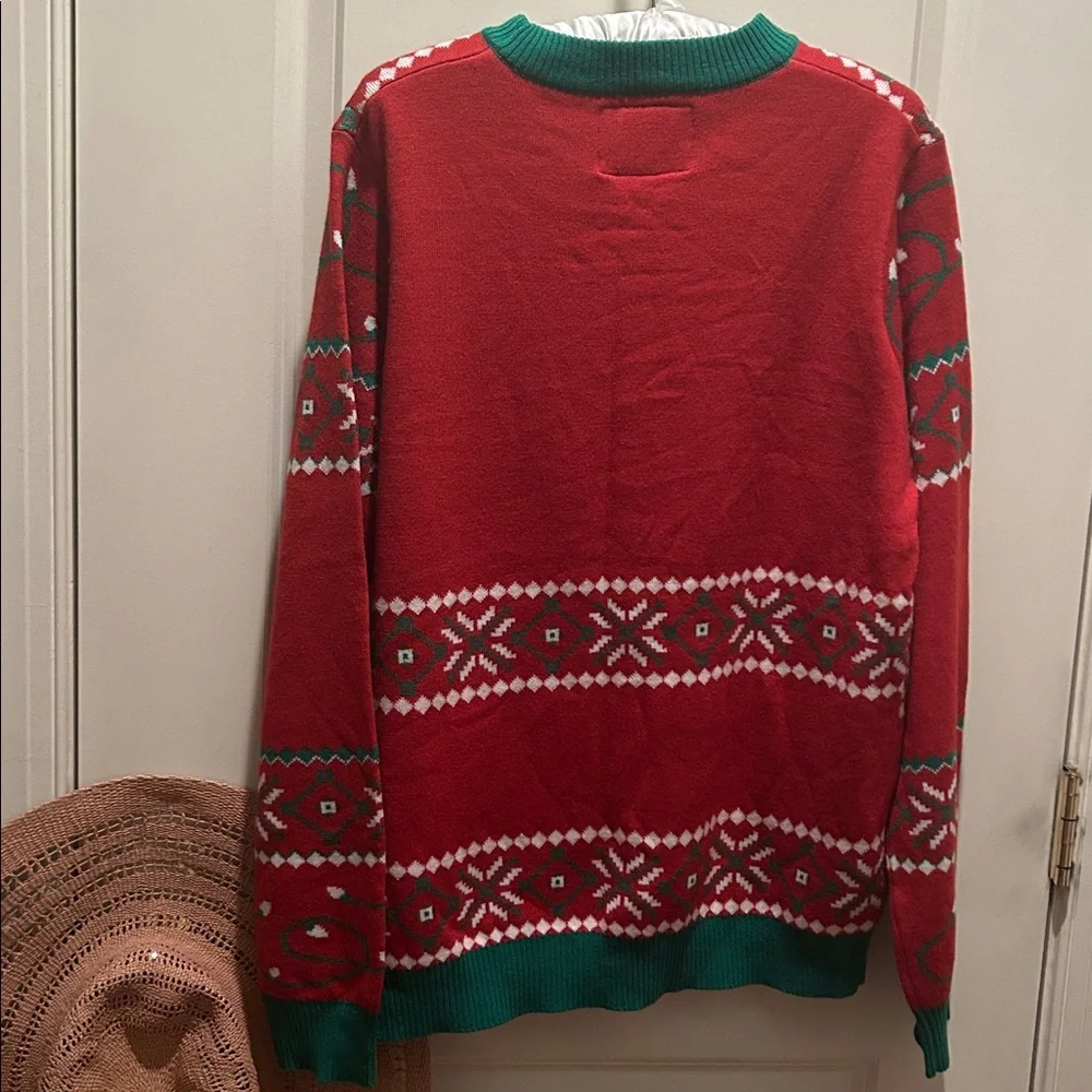 TIPSY ELVES Luke Bryan Ugly Christmas Sweater Mens M NWOT - Picture 7 of 7